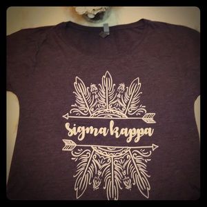 Sigma Kappa Tribal Design T-shirt